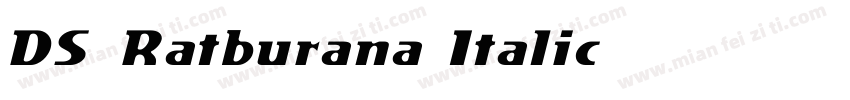 DS-Ratburana Italic字体转换